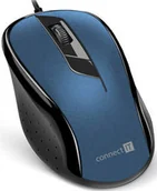 Myszki - Connect IT CMO-1200 czarno-niebieska (CMO-1200-BL) - miniaturka - grafika 1