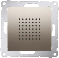 Gniazdka elektryczne - Kontakt Simon Głośnik do ramki 54 D05562N.02/44 podtynkowy 2W 16 Ohm złoty - miniaturka - grafika 1