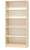 Regały biurowe - AJ Otwarty regał biurowy w kolorze brzoza 371692 - miniaturka - grafika 1
