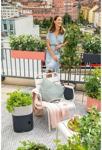 Lechuza Doniczka Pila 35 jasny szary PILA 35 SZARY JASNY - Donice - miniaturka - grafika 7