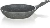 Patelnie - Banquet Patelnia z powłoką nieprzywierającą GRANITE 20 cm szara - miniaturka - grafika 1