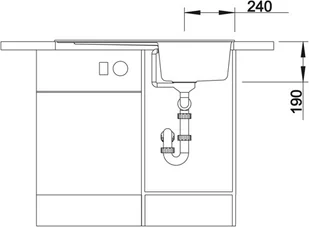 Blanco ZIA 45SL BIAŁY 516740 - Zlewozmywaki - miniaturka - grafika 5
