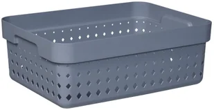 Plast Team SOUL ORGANIZER KOSZYK 36 X 27 X 13 CM SZARY DELHAN 6024-63 - Pojemniki łazienkowe - miniaturka - grafika 3