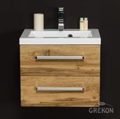 Szafki łazienkowe - Gante Szafka łazienkowa wisząca z umywalką 50/39/2 seria Fokus NE FKS-NE-U50/39/2 Clever - miniaturka - grafika 1