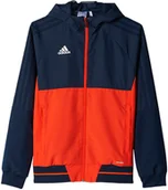 Piłka nożna - Adidas BLUZA REPREZENTACYJNA TIRO 17 granatowo-pomarańczowa JR - miniaturka - grafika 1
