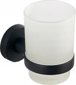Kubki na szczoteczki do zębów - Mexen Remo Wiszący Kubek Na Szczoteczki Czarny - miniaturka - grafika 1