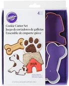 Formy do ciast - Wilton 4-częściowy zestaw kolorowych foremek z motywami zwierząt 2308-0910 - miniaturka - grafika 1