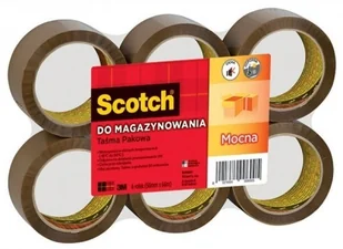 Scotch opakowanie hv5066fb rolki taśmy klejącej, Heavy, 6, 50 MM X 66 m, brązowy HV5066FB - Taśmy klejące - miniaturka - grafika 2