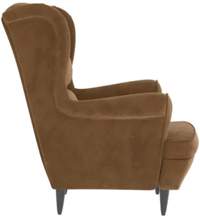 vidaXL Lumarko Fotel brązowy, aksamitny 324067 - Fotele - miniaturka - grafika 4