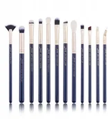 Pędzle do makijażu - Jessup T478 Zestaw 12 pędzli prussian blue/golden - miniaturka - grafika 1