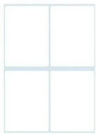 Szkolne artykuły papiernicze - Herlitz Etykiety A białe 55/40 24 - miniaturka - grafika 1