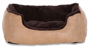 Legowiska dla psów - dibea Łóżko dla psa  poduszka dla psa  sofa dla psa z dwustronną poszewką na poduszkę (rozmiar i kolor do wyboru), brązowo-beżowy - miniaturka - grafika 1