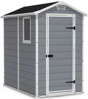 Keter Domek narzędziowy Manor, szary, 130x192x198 cm - Altany ogrodowe - miniaturka - grafika 3