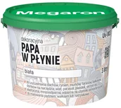 Uszczelnienia - MEGARON Dekoracyjna papa w płynie UV 903 Biała 3l. MEGARON - miniaturka - grafika 1