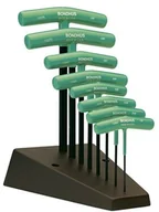 Klucze i nasadki - Bondhus bondhus zestaw z uchwytem 8 Star T/uchwytami  bardzo szczegółową długość  T9  T40 33034, do śrub TORX i Star, ergonomiczny uchwyt zapewnia pracę bez zmęczenia, rękojeść wykonana z w pełni metalową, sp 33034 - miniaturka - grafika 1