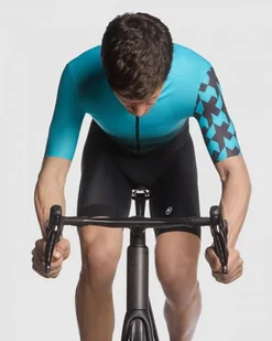 ASSOS ASSOS Koszulka rowerowa EQUIPE RS SS JERSEY PROOF EDITION Hydro Blue - Koszulki rowerowe - miniaturka - grafika 5