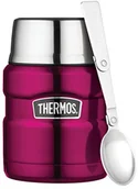 Kuchnia turystyczne i akcesoria - THERMOS Stainless King pojemnik izolacyjny, Raspberry, 470 ML 161555 - miniaturka - grafika 1
