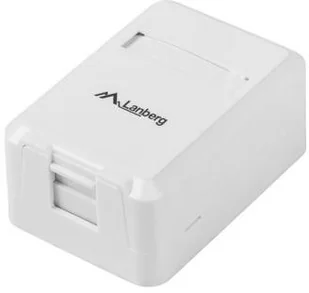 KeyStone LANBERG LANBERG Puszka natynkowa na jeden moduł - Puszki elektryczne i akcesoria - miniaturka - grafika 5