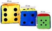 Wyposażenie sportowe i gimnastyczne - Akson Kostka edukacyjna 20 cm - Kropki AK-37 - miniaturka - grafika 1