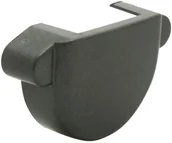 Rynny i akcesoria - Marley Zaślepka do rynny 75 mm Grafitowa - miniaturka - grafika 1