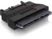 Adaptery i przejściówki - Delock Adapter SATA 22PIN (F)-SATA SLIM 7 PIN (M) + ZASILANIE (61694) - miniaturka - grafika 1