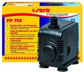 Filtry akwariowe i akcesoria - Sera sera 30600 pompa filtra i transportujący FP 750 głośnika zapewnia i działanie wody morskiej słodkie (Qmax: 750 L/H hmax: 1,50 m w przypadku króciec ubojni o mocy 12 W, z wtyczką EU i 13 MM oraz 1,8 m  80488 - miniaturka - grafika 1
