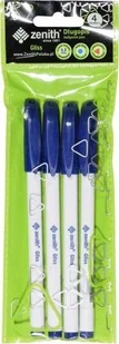 Długopis Zenith Gliss 0,5Mm 4 Sztuki Niebieski - Przybory szkolne - miniaturka - grafika 2