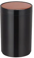 Kosze na śmieci - MSV serii "Lena" wzornictwo kosz na śmieci łazienkowy kosz na śmieci z pedałem 5 litry ( x wys.): ok. 18,5 x 26,3 cm w kolorze czarnym/miedź 143444 - miniaturka - grafika 1