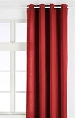 Zasłony - Linder 0517/69/375fr zasłona na płótnie o wyglądzie lnu Czerwony, z oczkami, 135 x 260 cm 0517 /69/375FR/135 x 260 - miniaturka - grafika 1