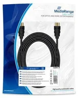 Kable - MediaRange Kabel HDMI MediaRange MRCS211 HDMI/HDMI with Ethernet , 5.0m, czarny MRCS211 - miniaturka - grafika 1