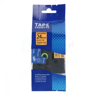Brother strefadrukarek.pl Taśma TZe-SB51 24mm x 5m mocny klej fluorescencyjna pomarańczowa czarny nadruk - zamiennik| OSZCZĘDZAJ DO 80% - ZADZWOŃ! PROMOCJA! TZE-SB51 - Etykiety do drukarek - miniaturka - grafika 2