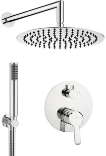 Deante ARNIKA Komplet podtynkowy z deszczownicą Chrom NAC_09QP 5908212084694 - Zestawy baterii łazienkowych - miniaturka - grafika 2