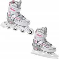 Rolki - Rolki Łyżwy 2w1 Raven Profession White/Pink 38-42 - miniaturka - grafika 1