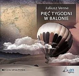 Qes Agency Pięć tygodni w balonie Audiobook Juliusz Verne - Audiobooki - lektury - miniaturka - grafika 2