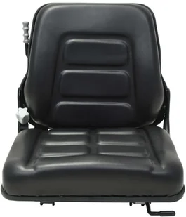 vidaXL Fotel do wózka widłowego/ciągnika z zawieszeniem i oparciem - Części i akcesoria do maszyn rolniczych - miniaturka - grafika 2