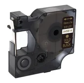 Etykiety do drukarek - Dymo strefadrukarek.pl Taśma D1 45814 19mm x 7m czarna złoty nadruk - zamiennik | OSZCZĘDZAJ DO 80% - ZADZWOŃ! 730811399 PROMOCJA! D1-45814 - miniaturka - grafika 1
