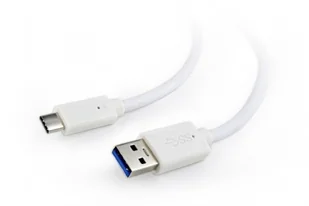 Gembird Kabel USB USB A > USB C M/M biały 1m CCP-USB3-AMCM-1M-W CCP-USB3-AMCM-1M-W - Kable USB - miniaturka - grafika 2