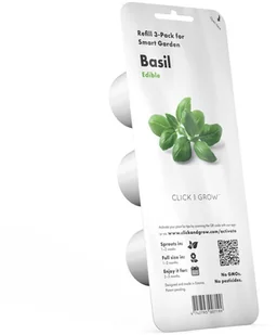 Click&Grow Kapsułki z nasionami Smart Soil 3 szt. bazylia 4742793007199 - Nasiona i cebule - miniaturka - grafika 13