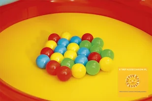 Bestway Dmuchany helikopter Fisher Price z piłkami - Materace dmuchane i koła do pływania - miniaturka - grafika 4