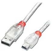 Kable USB - LINDY 41781 przewód USB 2.0, przezroczysty 41781 - miniaturka - grafika 1