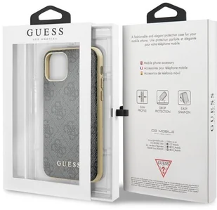Guess 4G Charms Collection - Etui iPhone 11 szary - Etui i futerały do telefonów - miniaturka - grafika 4