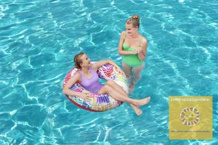 Bestway 36084 DUŻE KOŁO DO PŁYWANIA 91cm CZERWONE - Materace dmuchane i koła do pływania - miniaturka - grafika 7