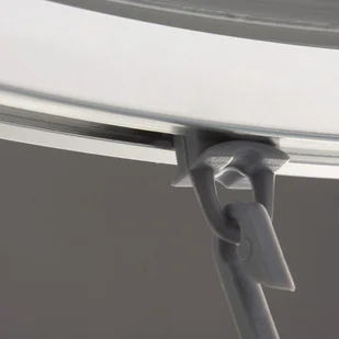 Ridder Uniwersalny, narożny drążek prysznicowy z haczykami, chrom (52500) - Zasłony prysznicowe - miniaturka - grafika 6