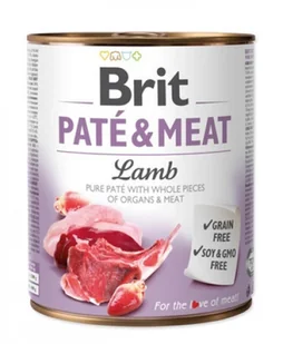 Brit PATE & MEAT LAMB 400g - Mokra karma dla psów - miniaturka - grafika 3