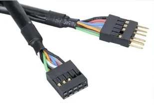 Akasa EXUSBI-40 przedłużacz gniazda Usb 9pin - Adaptery i przejściówki - miniaturka - grafika 2