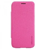 Etui i futerały do telefonów - Nillkin Mini Błyszczące skórzane etui do Samsung Galaxy J1 - różowe SAMSUNGGJ1M-Sparkle-Pink - miniaturka - grafika 1