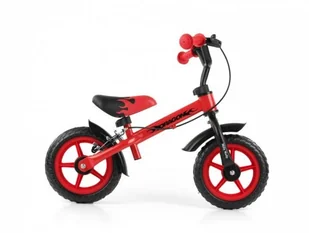 Milly Mally Dragon z hamulcem czerwony - Rowerki biegowe Milly Mally Dragon z hamulcem czerwony - Rowerki biegowe - miniaturka - grafika 3