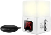 Radiobudziki - Geemarc Wibrujący i świecący budzik Wake-n-Shake Light JWNS-LIGHT_WH_I - miniaturka - grafika 1