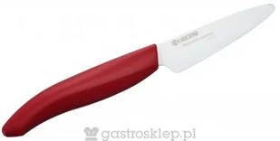 Kyocera Kuchenny Nóż pojedynczy ceramiczne do obierania 7,5cm czerwona rączka (FK-075WH-RD) - Noże kuchenne - miniaturka - grafika 2