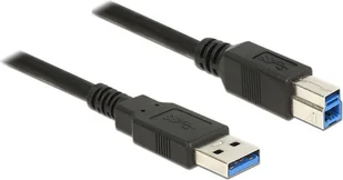 Delock Kabel USB 3.0 1m AM-BM czarny (85066) - Kable USB - miniaturka - grafika 3